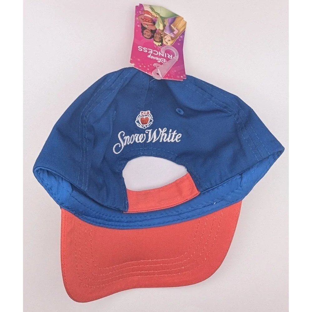 New Snow White Baseball Cap‎ Blue Red Adjustable With Tags